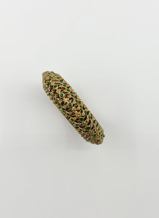 Green Java Napkin Rings, set of 4