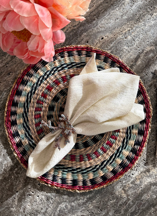 Coral Mordoré Napkin Ring, set of 4