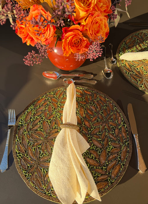 Green Java Placemats, set of 2